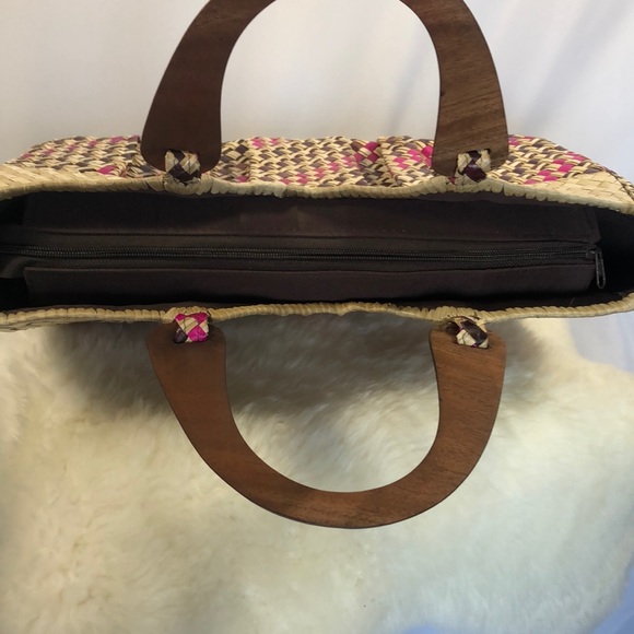 Straw beach bag/purse - Picture 5 of 8